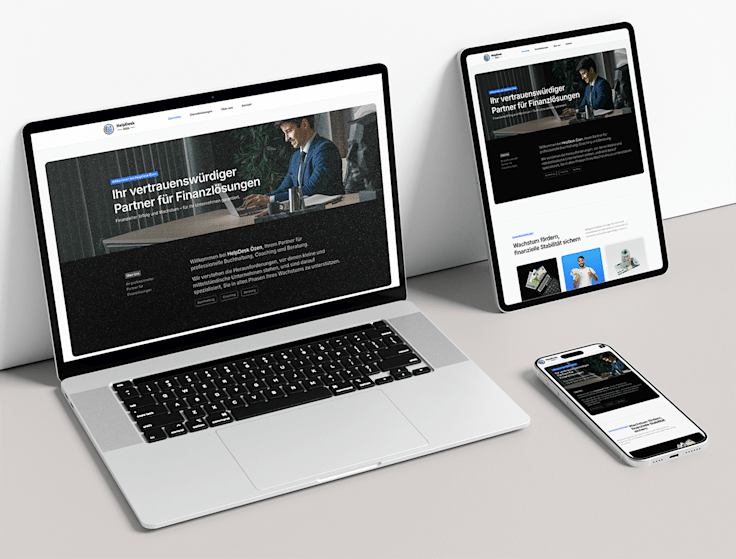 Website for "Helpdesk Özen"