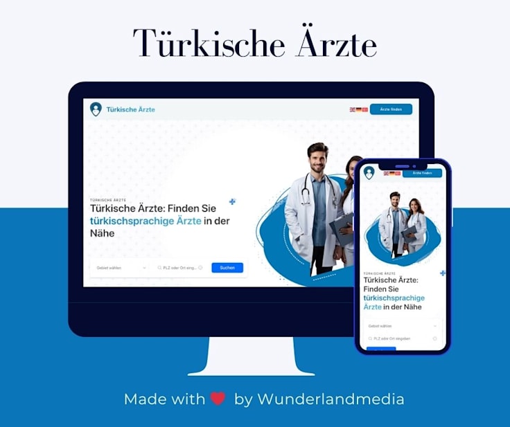 Türkische Ärzte Web Application Redesign