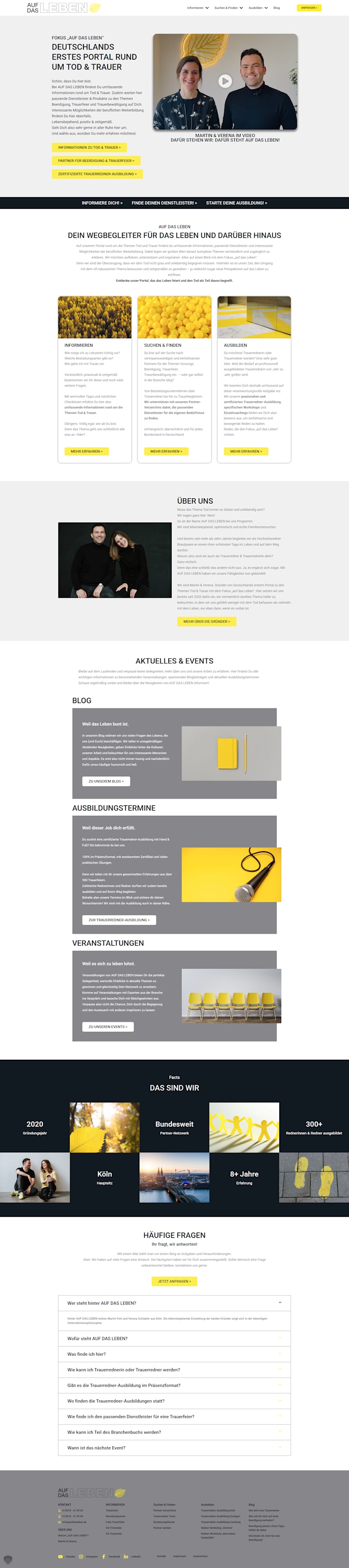 Deutschlands erstes Portal rund um Tod & Trauer