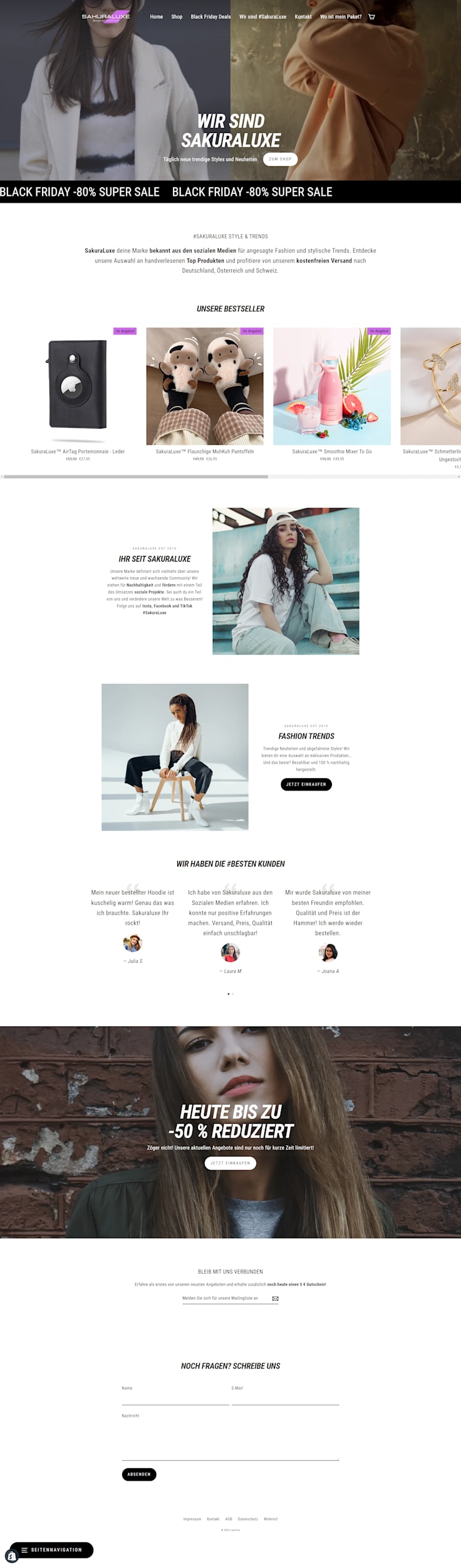 SakuraLuxe Dropshipping Brand