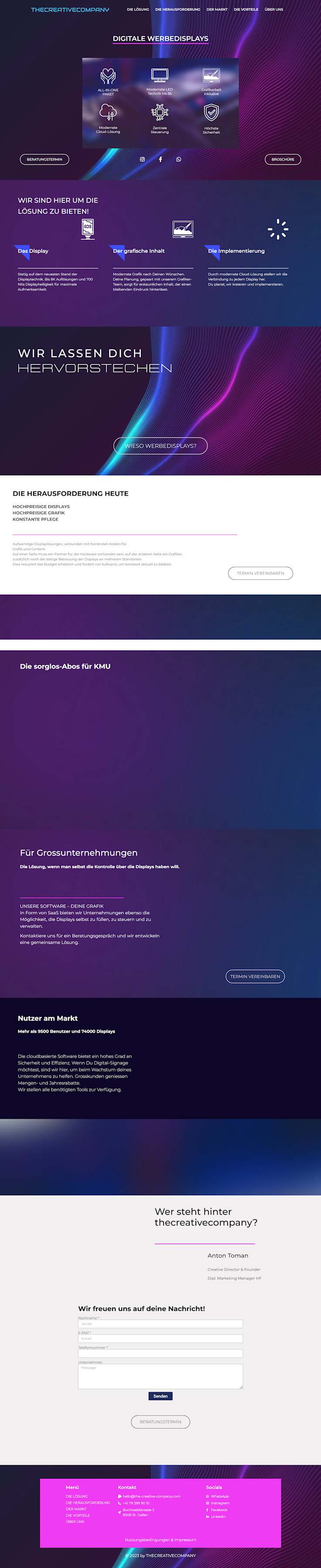 Agency Website Development 