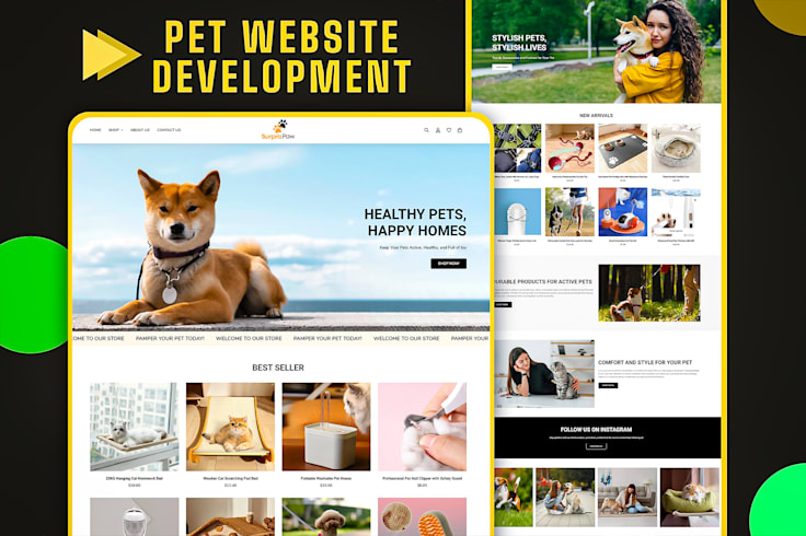 Pet website Design