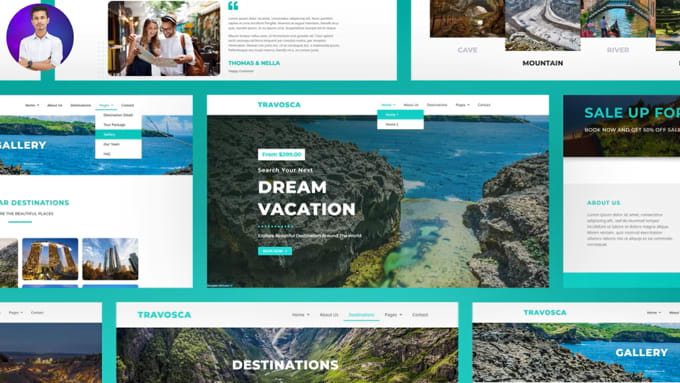 Travel booking website